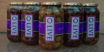 Our range of bottled olive products